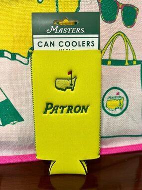 2026 Masters Patron Caddie Patron 2 Can Cooler Koozies Augusta National Golf NEW